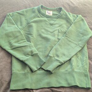 Todd Snyder Midweight Pocket Sweatshirt in Treetop
